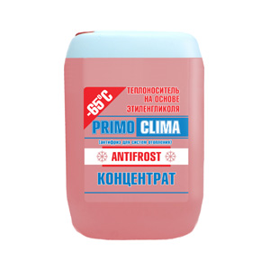 Теплоноситель Primoclima Antifrost концентрат (Этиленгликоль) -65C 20 кг